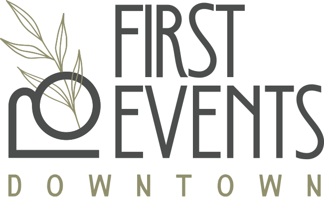 First Events Downtown Rochester Minnesota wedding, corporate and private venue and caterer logo